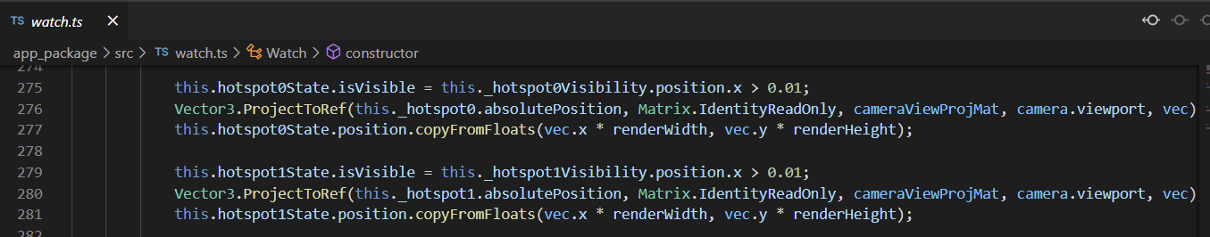 Matchmove hotstpot visibility